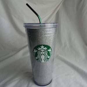2016 Starbucks Sliver Sparkly Tumbler 20oz
